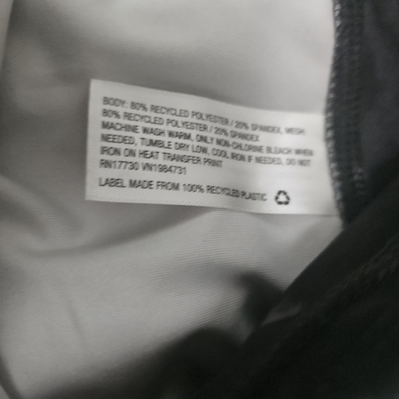 All In Motion Black Animal Print Leggings With Mesh Panels! - Picture 4 of 8